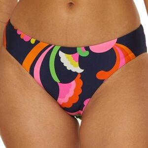 NWT Trina Turk Reversible Vibrant Swirl Hipster Multicolor Bikini Bottom -Size 6